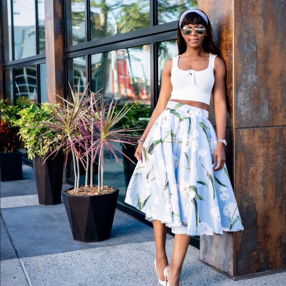 Floral skirt
